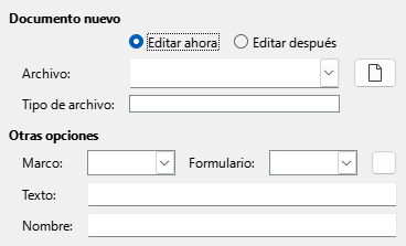 Hipervínculo nuevo documento diálogo imagen
