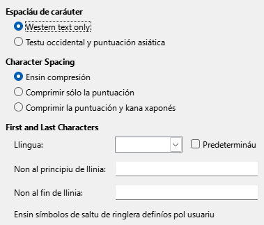 Options Asian Dialog Image
