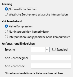 Bild des Dialogs – Asiatisches Layout