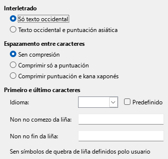 Imaxe da caixa de diálogo Asiáticos de Opcións