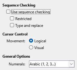 Options CTL Dialogue Box Image