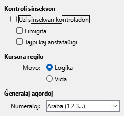 Bildo de dialogo por CTL-agordoj