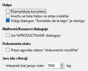 Bildo de dialogo por Ĝenerala agordaro
