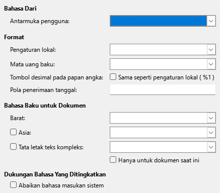 Citra Dialog Opsi Bahasa