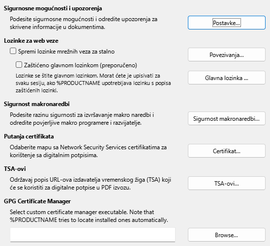 Options Security Dialog Image