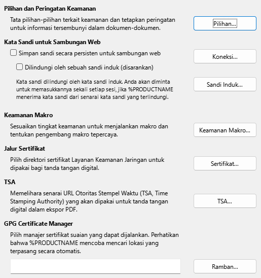 Citra Dialog Opsi Keamanan