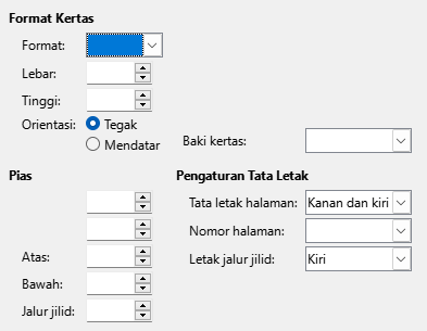 Halaman tab format halaman