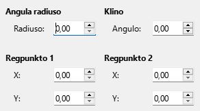 Slant and Corner Radius tab page