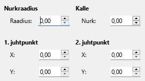 Slant and Corner Radius tab page