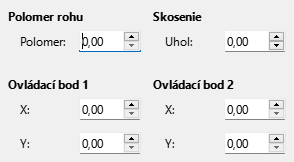 Slant and Corner Radius tab page