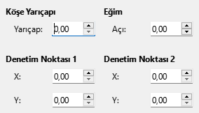 Slant and Corner Radius tab page