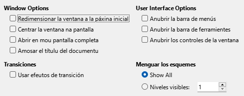 PDF Export User Interface Options Dialog Image