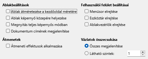 PDF Export User Interface Options Dialog Image
