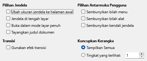 Citra Dialog Pilihan Antar Muka Pengguna Ekspor PDF