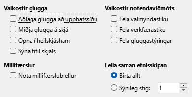 PDF Export User Interface Options Dialog Image