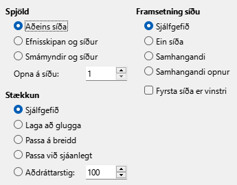 PDF Export View Options Dialog Image