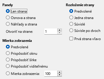 PDF Export View Options Dialog Image