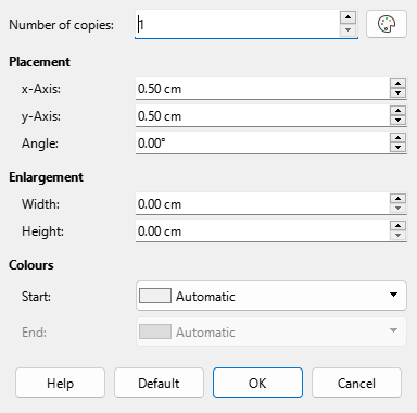 Duplicate dialogue box