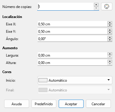 Caixa de diálogo Duplicar