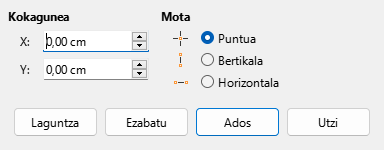 'Atxiki objektuei' elkarrizketa-koadroa