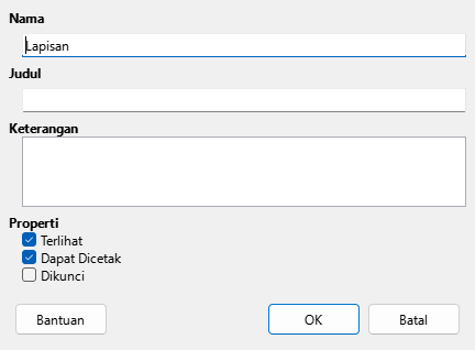 Sisipkan dialog lapisan