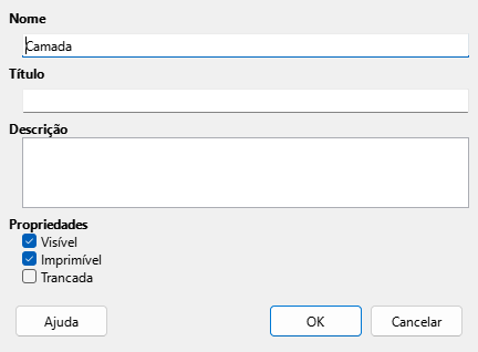 Caixa de diálogo Inserir camada