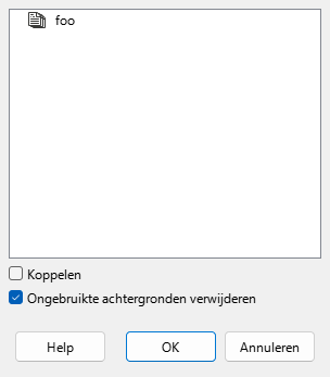 Dialoogvenster Invoegen uit bestand