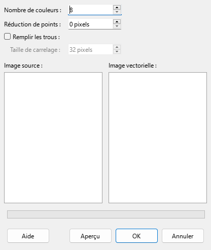 Boîte de dialogue En polygone