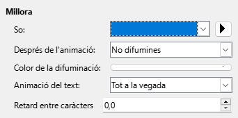 Diàleg d'efectes d'animació millorats