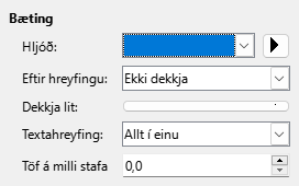 Enhanced Animation Effects Dialog