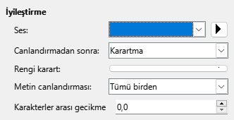 Enhanced Animation Effects Dialog