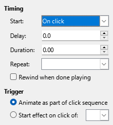 Custom Animation Timing Dialog