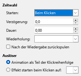 Dialog Benutzerdefinierte Anzeigedauer