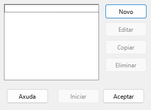 Caixa de diálogo Presentacións de diapositivas personalizadas