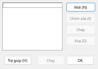 Custom Slide Shows Dialog