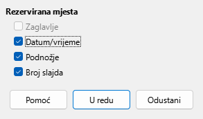 Master Layout Dialog