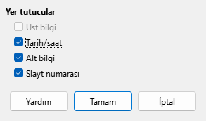 Master Layout Dialog