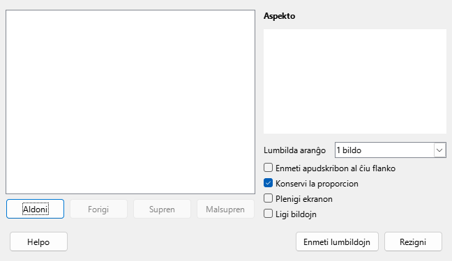 Prezentila dialogo Fotoalbumo