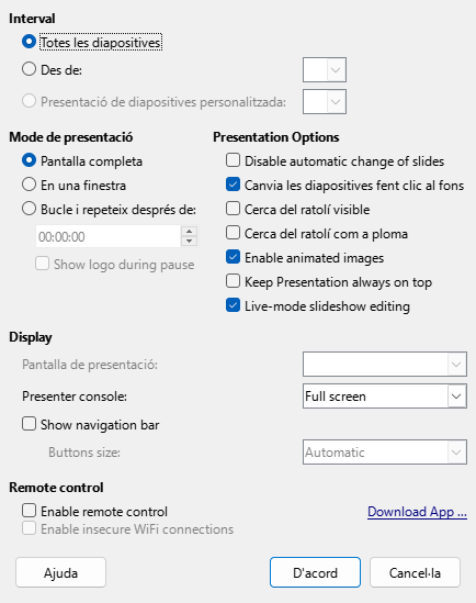 Diàleg Presentació