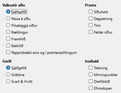 Impress Print Options Dialog