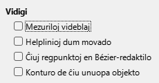 Prezentila dialogo Vido-agordoj