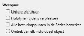 Afbeelding van dialoogvenster Opties - Impress - Beeld