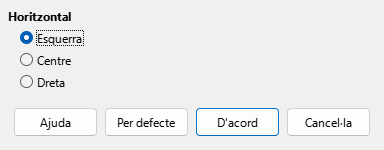 Diàleg d'alineació