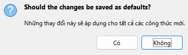 Save Default Dialog