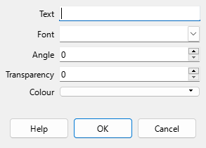 Watermark Dialogue Box