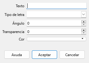 Caixa de diálogo Marca de auga