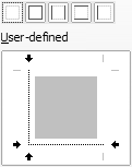 one cell border