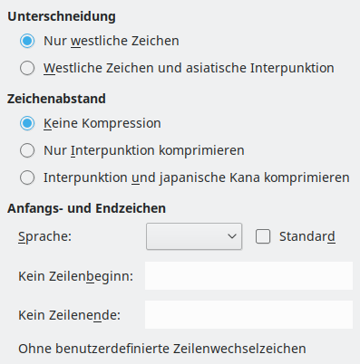 Bild des Dialogs – Asiatisches Layout