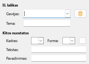 El. pašto hipersaito lango nuotrauka