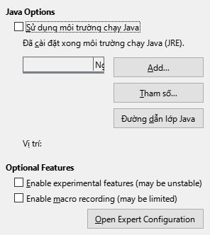 Options Advanced Dialog Image